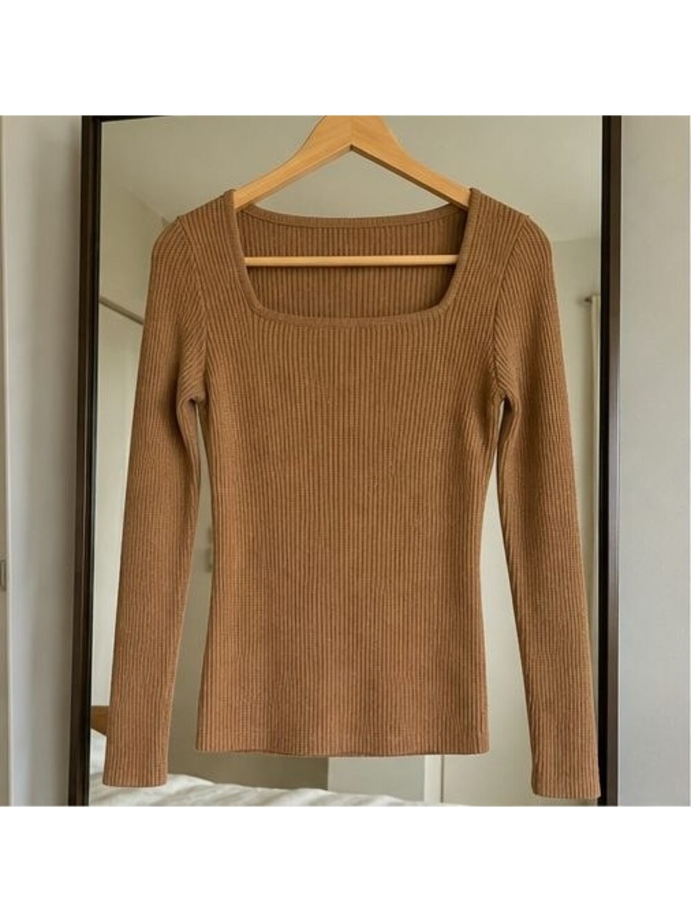 Charcoal V Neck Top